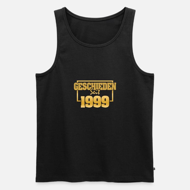 Ehefrau 1999 - Männer Premium Bio Tank Top - Schwarz