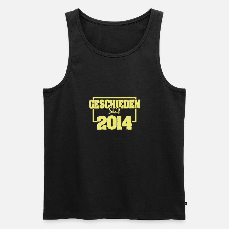 Freiheit 2014 - Männer Premium Bio Tank Top - Schwarz