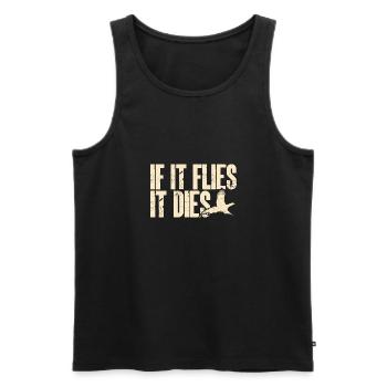 Pheasant hunting Pheasant Bird hunting Bird hunters - Men's Premium Organic Tank Top - black - Front - AI Model Male 178 light (178cm)