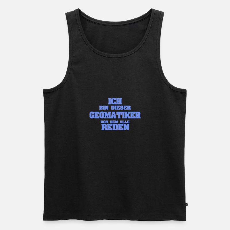 Beruf Geomatiker - Männer Premium Bio Tank Top - Schwarz