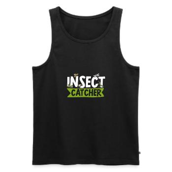 Collectionneurs d’insectes, insectes, amateurs de coléoptères, entomologistes - Débardeur bio Premium Homme - noir - Devant - Michal (187cm)