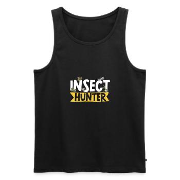 Insect collectors, insects, beetle lovers, entomologists - Men's Premium Organic Tank Top - black - Front - Michal (187cm)