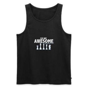 I've Got Some Awesome Moves Chess Player Gift - Männer Premium Bio Tank Top - Schwarz - Vorne - Michal (187cm)