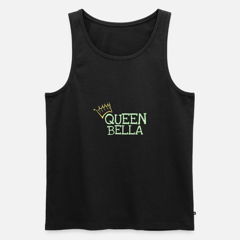 Bella - Männer Premium Bio Tank Top - Schwarz