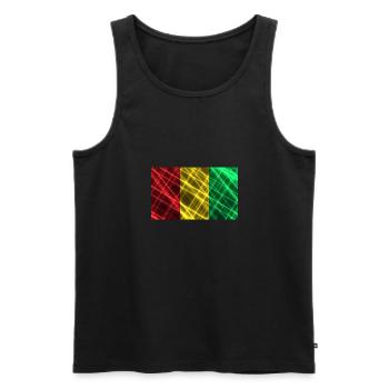Style Guinea - Men's Premium Organic Tank Top - black - Front - AI Model Male 178 light (178cm)