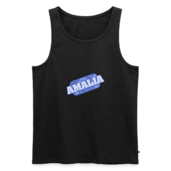 Health & Medical Amalia - Men's Premium Organic Tank Top - black - Front - Michal (187cm)