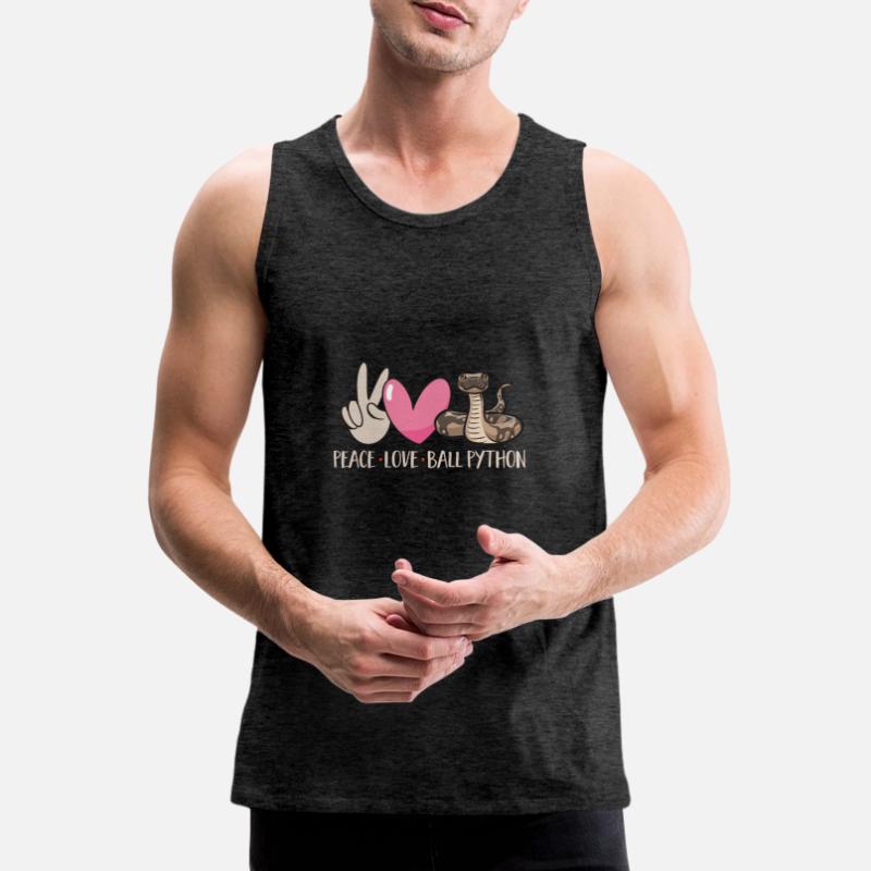 Ball Python Schlange Königspython Männer Premium Bio Tank Top