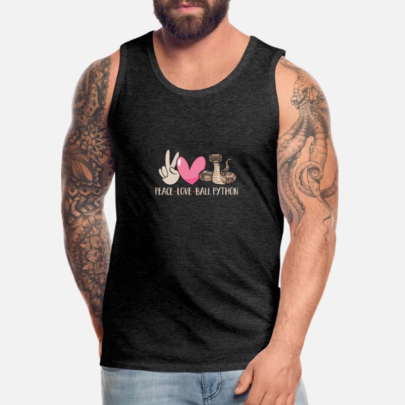 Ball Python Schlange Königspython Männer Premium Bio Tank Top