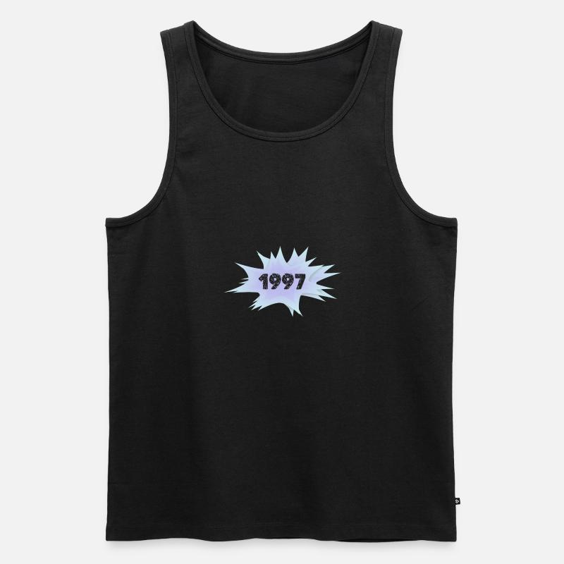 1997 - Männer Premium Bio Tank Top - Schwarz