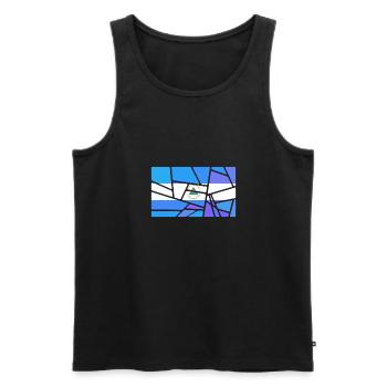 Nicaragua Nicaragua - Men's Premium Organic Tank Top - black - Front - Michal (187cm)