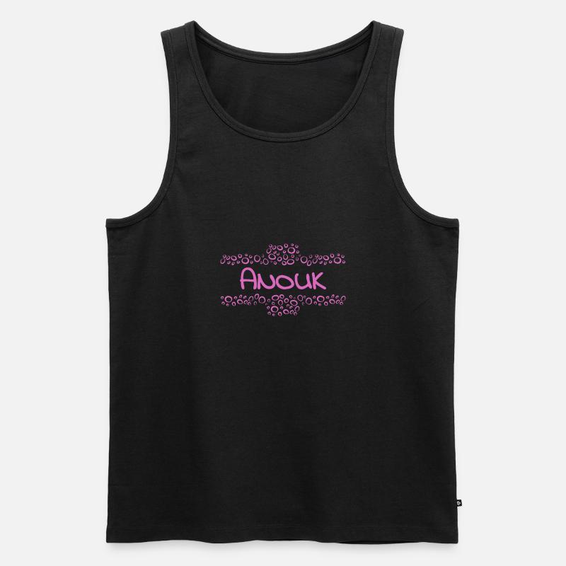 Anouk als Vorname - Männer Premium Bio Tank Top - Schwarz
