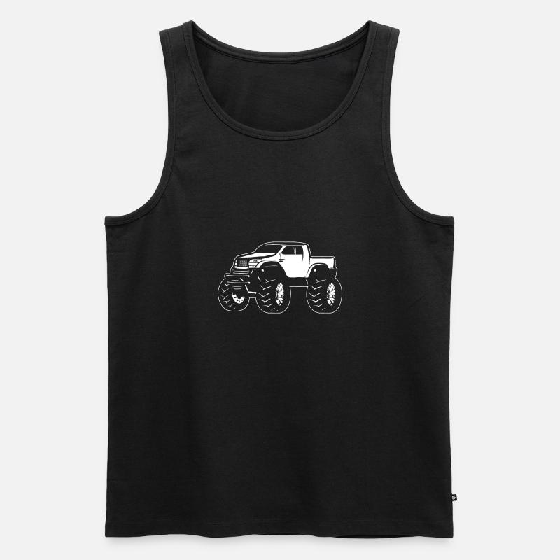 RC Car Ferngesteuertes Auto - Männer Premium Bio Tank Top - Schwarz
