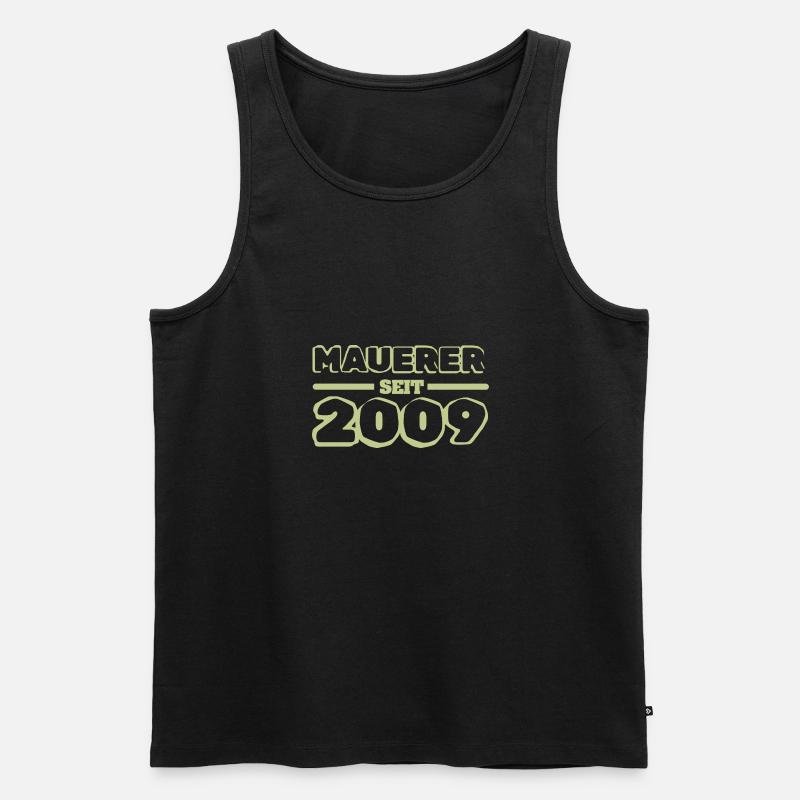 2009 2009 - Männer Premium Bio Tank Top - Schwarz