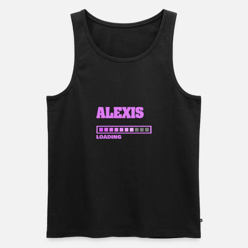 Alexis als Baby - Männer Premium Bio Tank Top - Schwarz