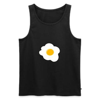 Les oeufs de Pâques oeufs de ostern101 Oeufs - Débardeur bio Premium Homme - noir - Devant - Michal (187cm)