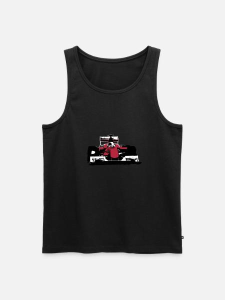 Formula One Racecar - Men's Premium Organic Tank Top - black