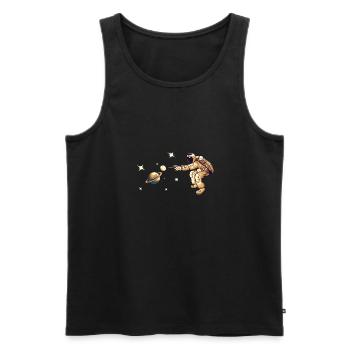 Snooker Pool Billiards - Men's Premium Organic Tank Top - black - Front - AI Model Male 178 light (178cm)