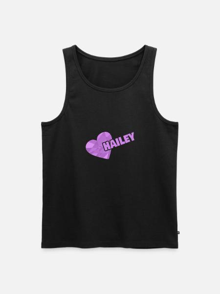 Gift for Hailey - Men's Premium Organic Tank Top - black