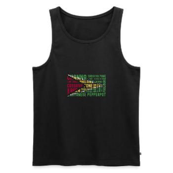 Guyana Flag Guyanese Guyana - Men's Premium Organic Tank Top - black - Front - Michal (187cm)