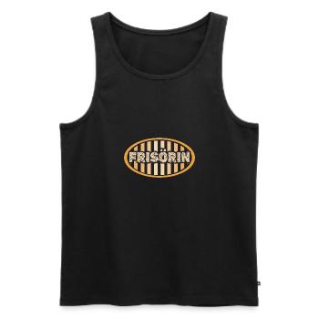 Geschenk für Frisörin - Männer Premium Bio Tank Top - Schwarz - Vorne - AI Model Male 178 light (178cm)