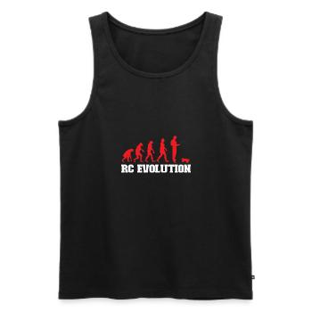 RC Car Ferngesteuertes Auto - Männer Premium Bio Tank Top - Schwarz - Vorne - AI Model Male 178 light (178cm)