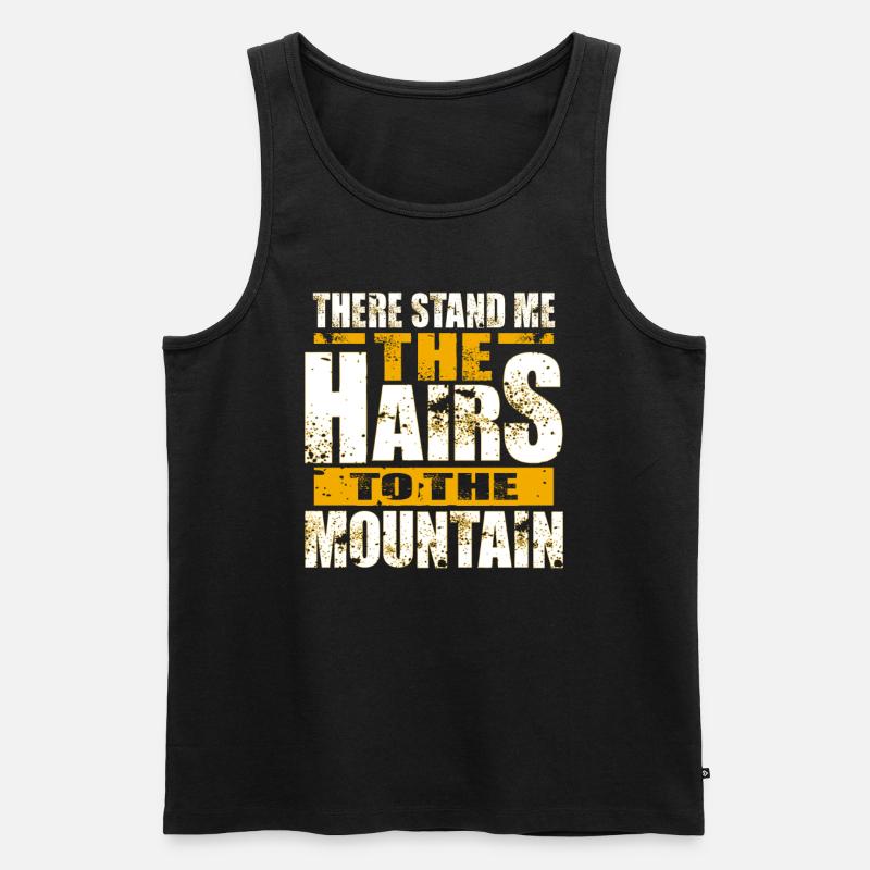 Denglisch Witz - Männer Premium Bio Tank Top - Schwarz