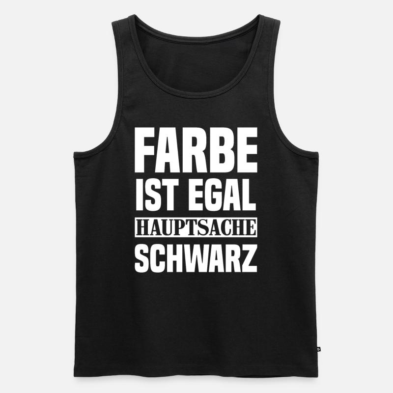Gothic - Männer Premium Bio Tank Top - Schwarz