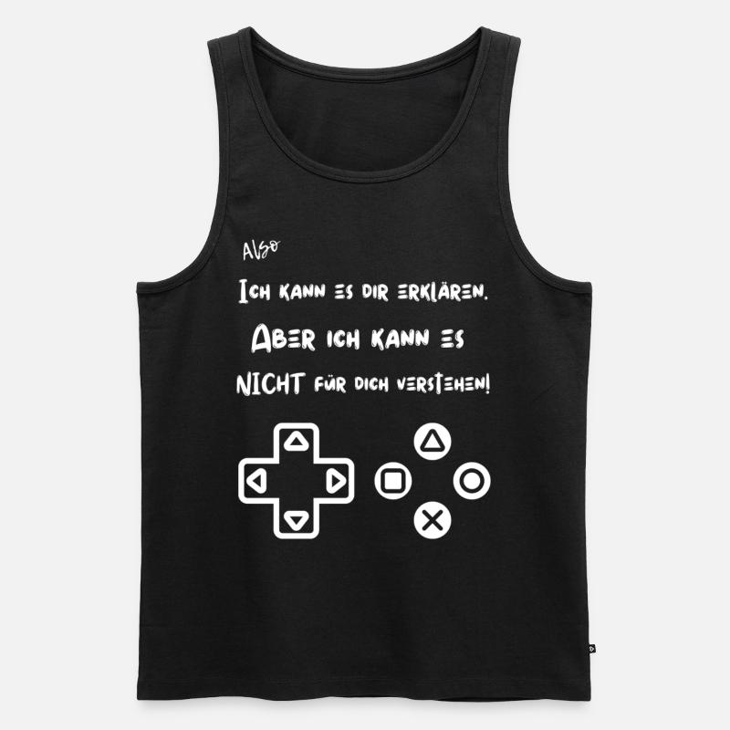 Erklärung - Männer Premium Bio Tank Top - Schwarz