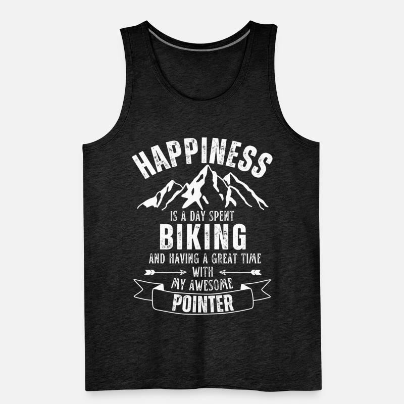 Cyclisme et Pointer Débardeur bio Premium Homme