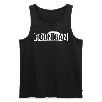 Hoonigan Gymkhana Drift Ken Block Legende - Männer Premium Bio Tank Top - Schwarz - Vorne - Michal (187cm)