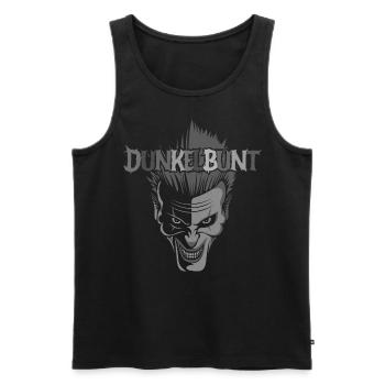 Dunkelbunt - Männer Premium Bio Tank Top - Schwarz - Vorne - AI Model Male 178 light (178cm)