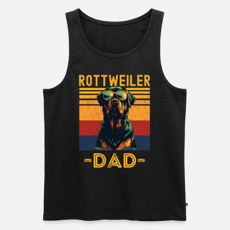151 - Männer Premium Bio Tank Top - Schwarz