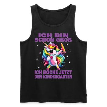 Kindergarten Child 2024 Kita Start Start - Men's Premium Organic Tank Top - black - Front - AI Model Male 178 light (178cm)
