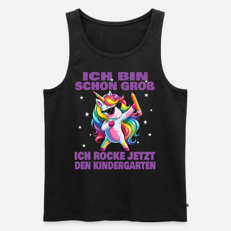 Kindergartenkind 2024 Kita Start Anfang - Männer Premium Bio Tank Top - Schwarz