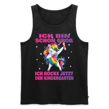 Kindergarten Child 2024 Kita Start Start - Men's Premium Organic Tank Top - black - Front - AI Model Male 178 light (178cm)