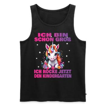 Kindergarten Child 2024 Kita Start Start - Men's Premium Organic Tank Top - black - Front - AI Model Male 178 light (178cm)