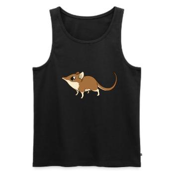 Kawaii Proboscis Jumper - Men's Premium Organic Tank Top - black - Front - AI Model Male 178 light (178cm)