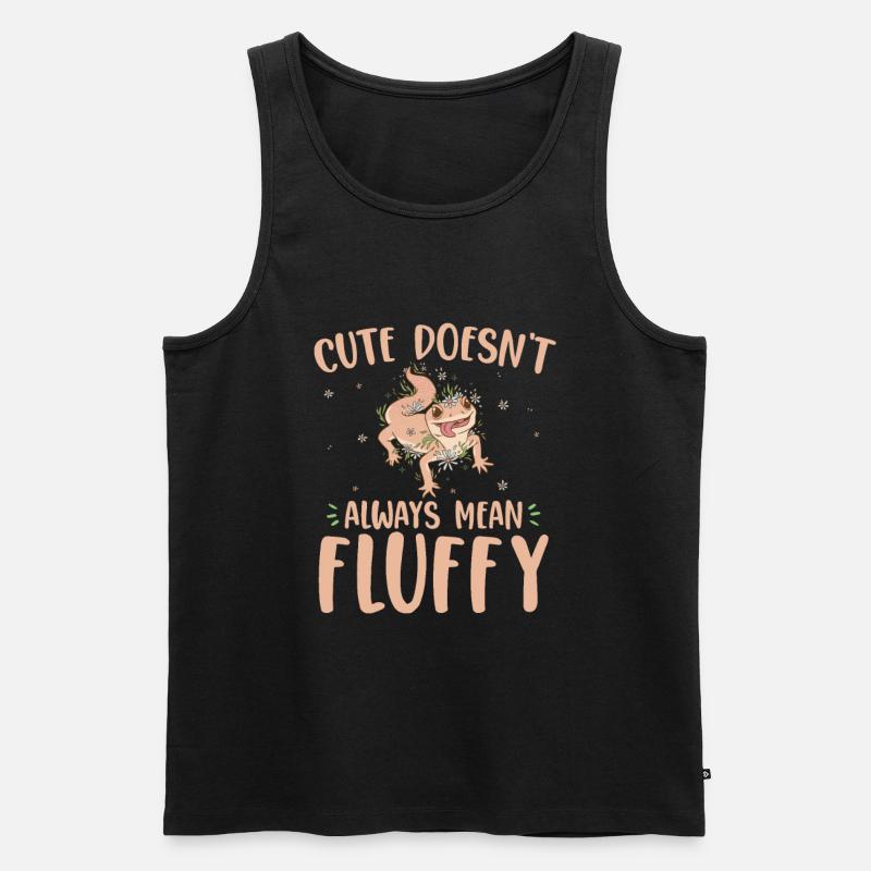 Gecko - Männer Premium Bio Tank Top - Schwarz