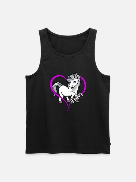 Horse lovers - Arabs - Men's Premium Organic Tank Top - black