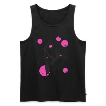 Aerial Yoga Tänzerin - Aerial Silk - Männer Premium Bio Tank Top - Schwarz - Vorne - AI Model Male 178 light (178cm)