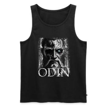 Odin - Men's Premium Organic Tank Top - black - Front - AI Model Male 178 light (178cm)