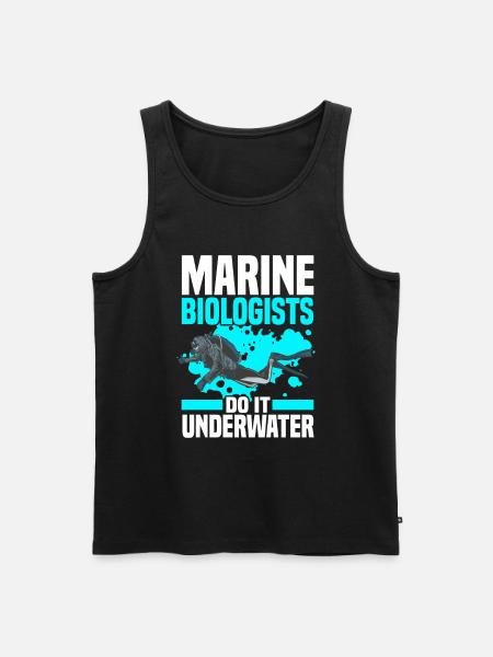 Marine biology - Men's Premium Organic Tank Top - black