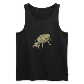Kawaii Ameisenlöwe - Männer Premium Bio Tank Top - Schwarz - Vorne - Michal (187cm)