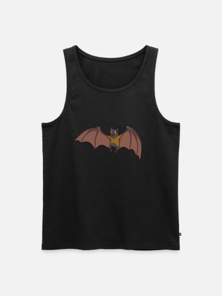 Kawaii Flying Fox - Men's Premium Organic Tank Top - black