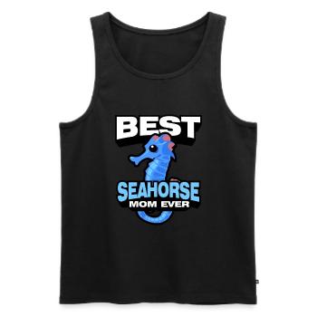 Seepferdchen | Meer Seepferd Tiere Fische Geschenk - Männer Premium Bio Tank Top - Schwarz - Vorne - Michal (187cm)