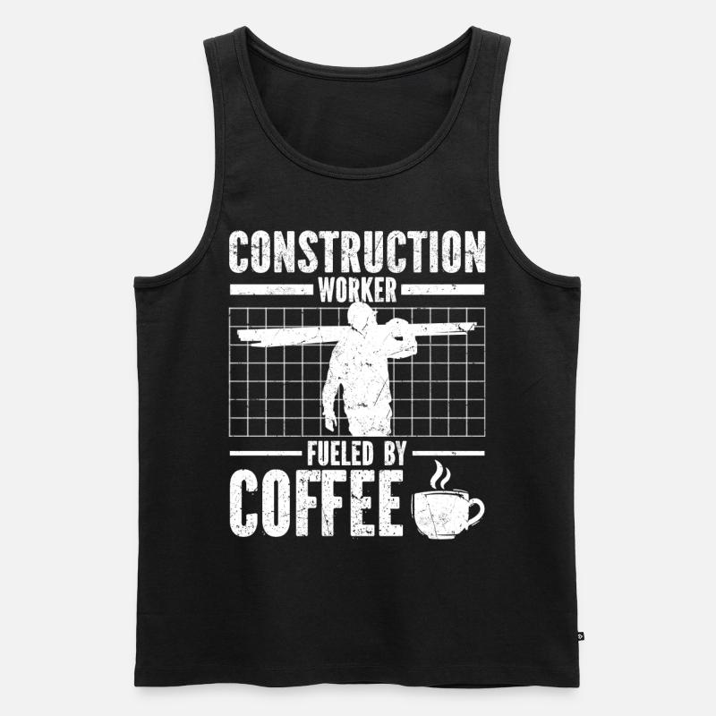 Handwerker - Männer Premium Bio Tank Top - Schwarz