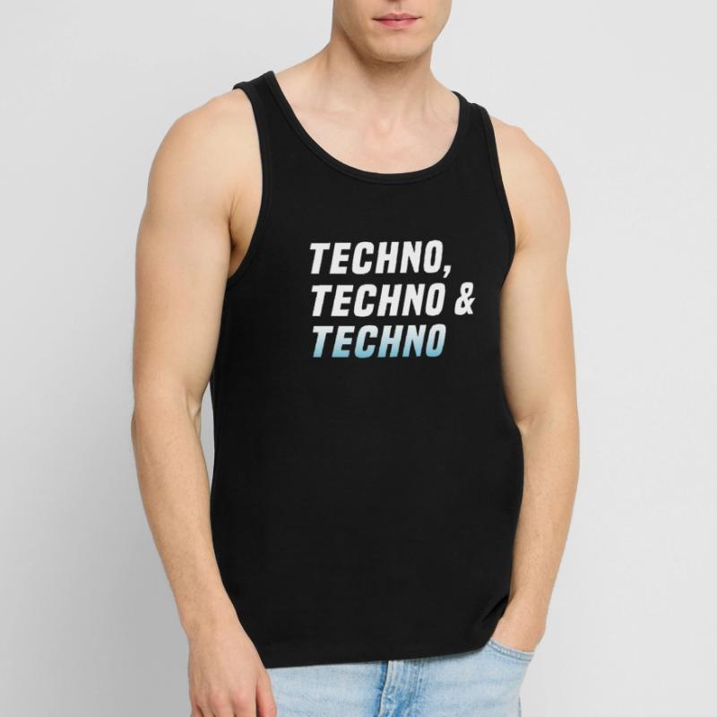 Techno Techno Techno Débardeur bio Premium Homme