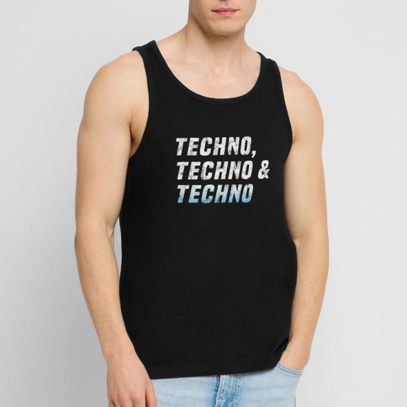 Techno Techno Techno Débardeur bio Premium Homme