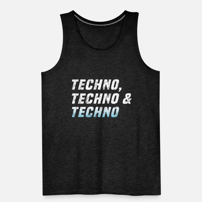 Techno Techno Techno Débardeur bio Premium Homme