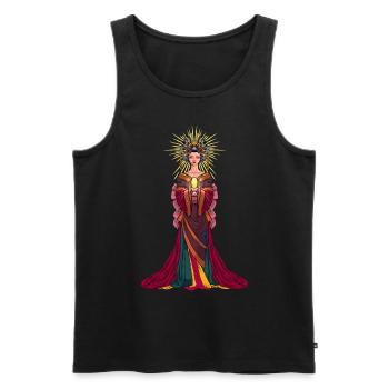 Japanische Göttin Amaterasu - Männer Premium Bio Tank Top - Schwarz - Vorne - AI Model Male 178 light (178cm)